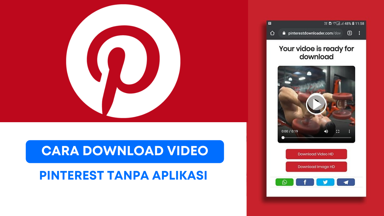 Cara Download Video Pinterest Tanpa Aplikasi