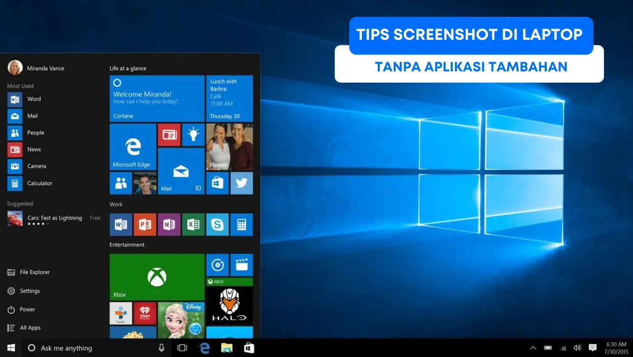 Tips Screenshot di Laptop Tanpa Aplikasi Tambahan