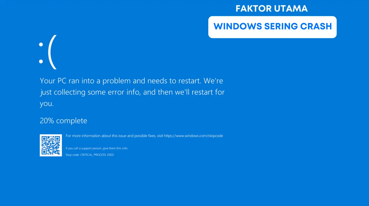 Faktor Utama Windows Sering Crash